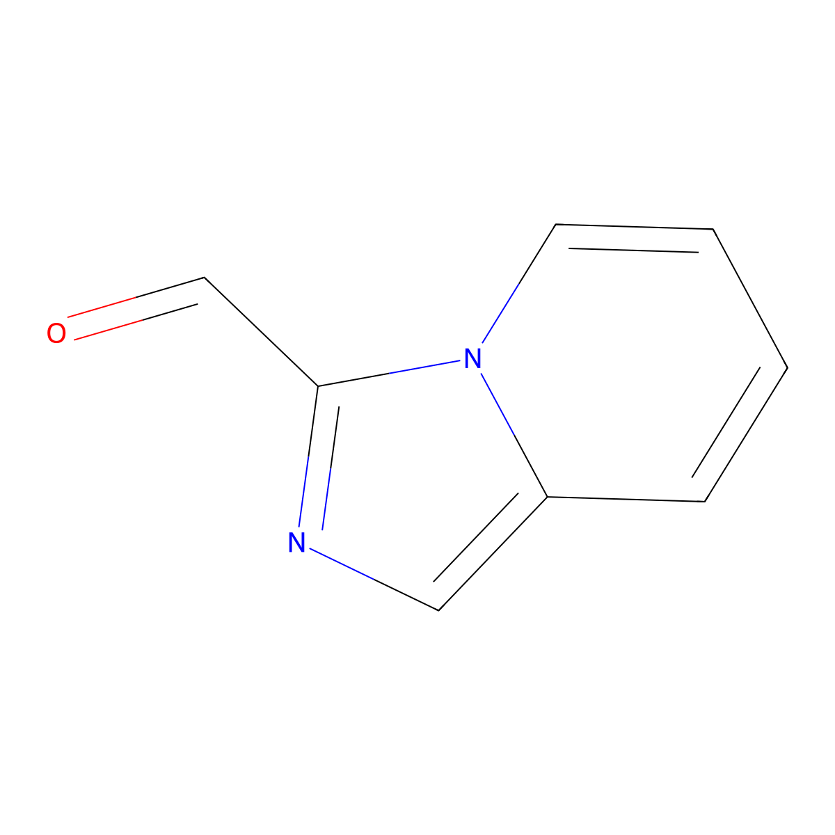Imidazo(1,5-a)pyridine-3-carboxaldehyde molecular structure, CAS 56671-66-0