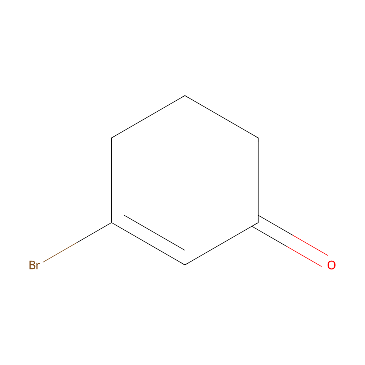 3-Bromocyclohex-2-enone molecular structure, CAS 56671-81-9