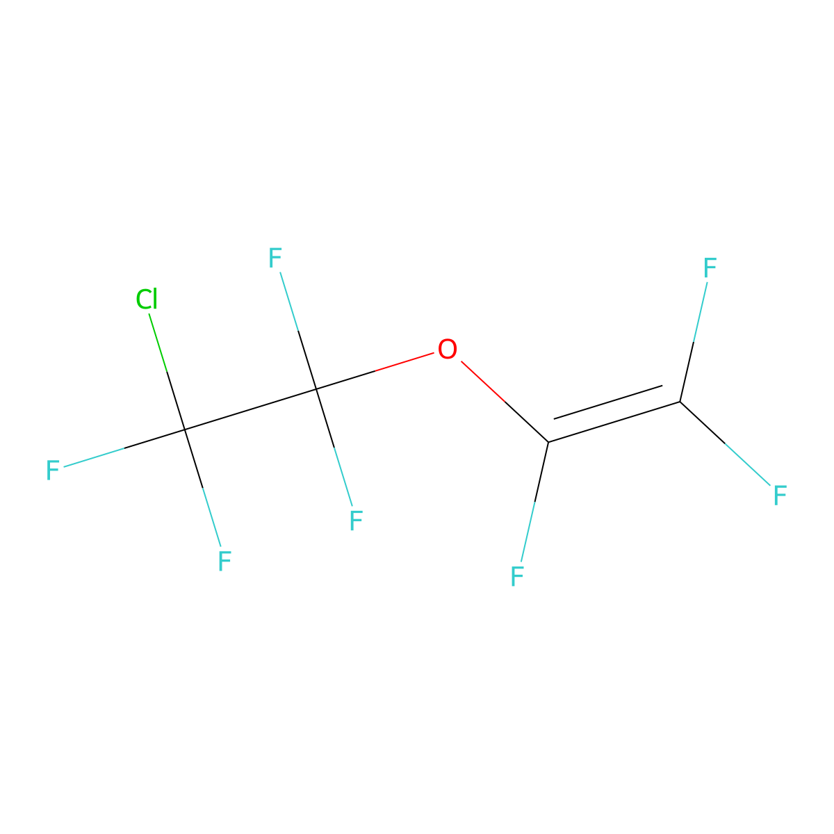(2-Chloro-1,1,2,2-tetrafluoroethoxy)trifluoroethylene molecular structure, CAS 56672-52-7
