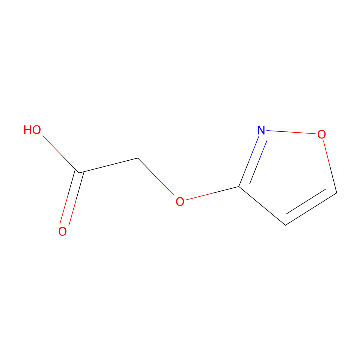 2-(Isoxazol-3-yloxy)acetic acid molecular structure, CAS 56674-47-6