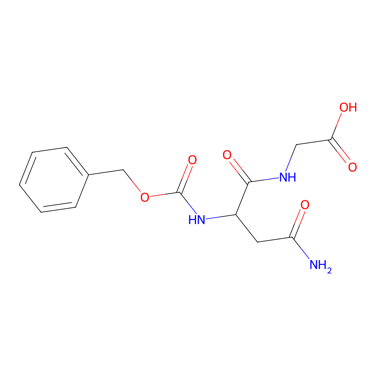 Z-Asn-Gly-OH molecular structure, CAS 56675-97-9