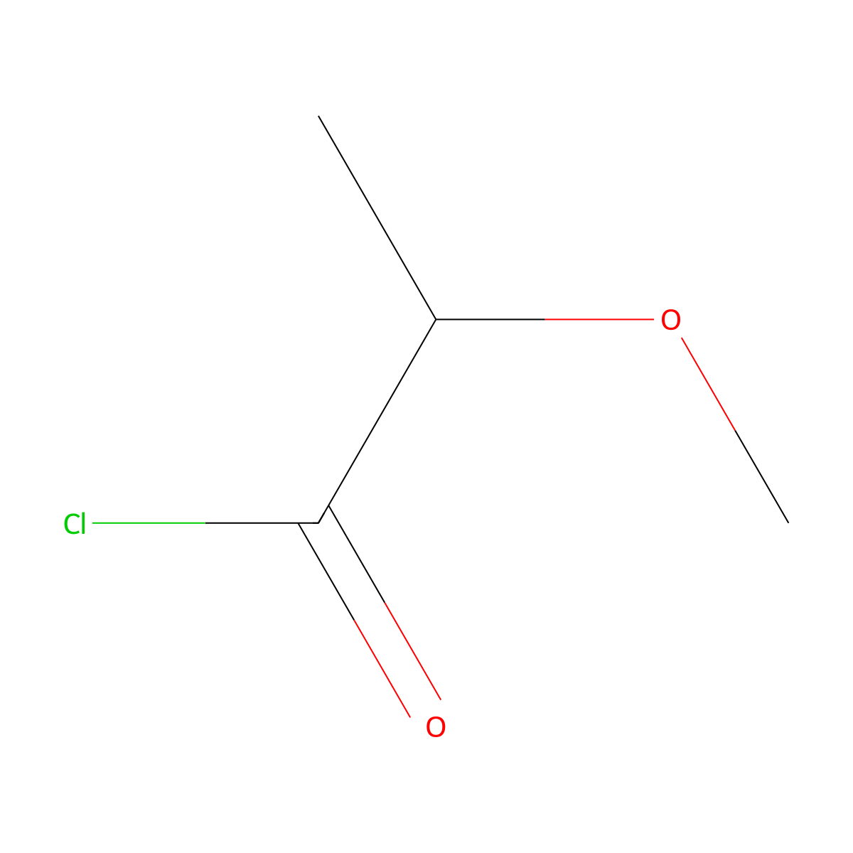 2-Methoxypropionyl chloride molecular structure, CAS 56680-75-2