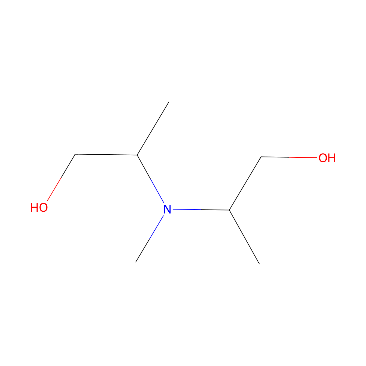 1-Propanol, 2,2'-(methylimino)bis- molecular structure, CAS 56684-95-8