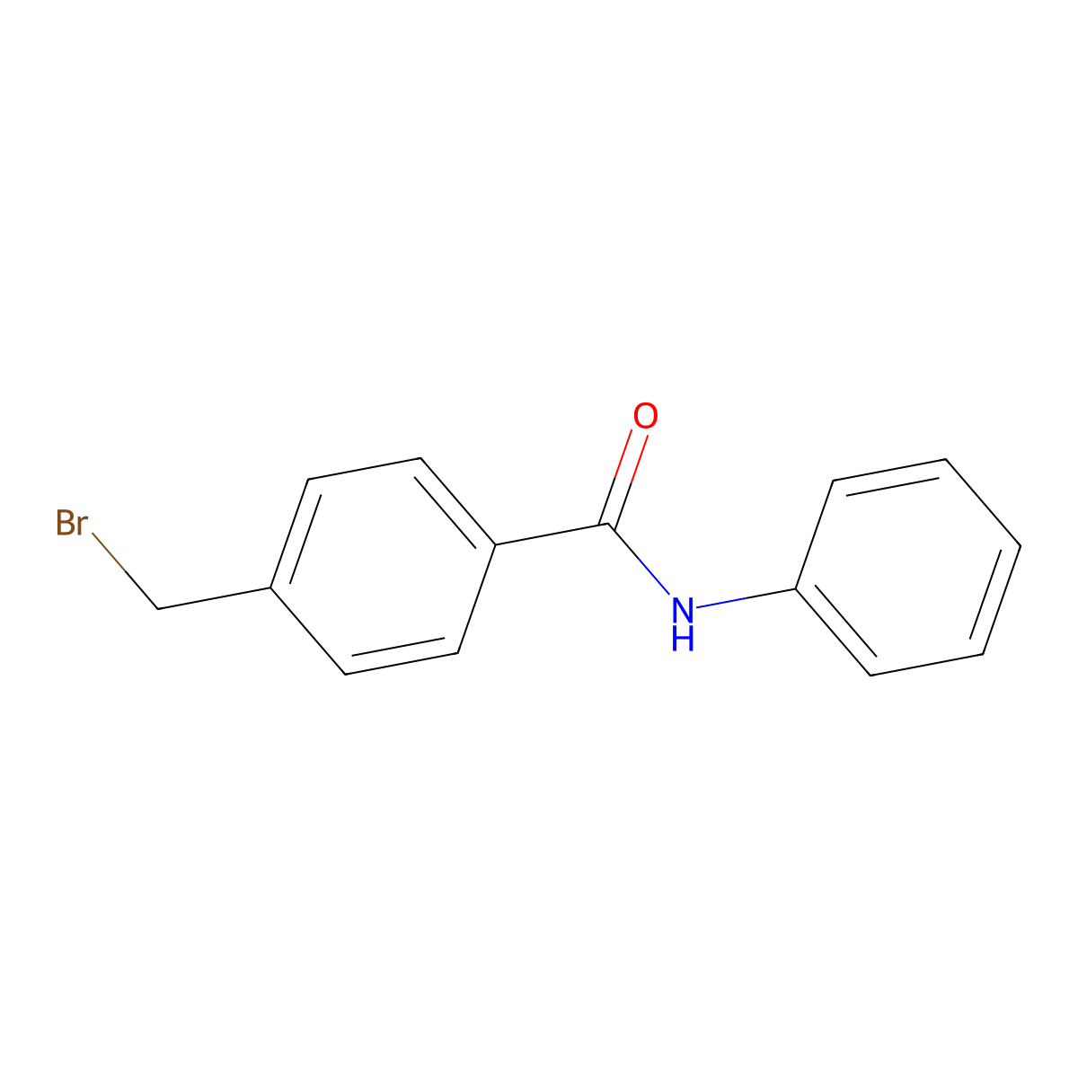4-(bromomethyl)-N-phenylbenzamide molecular structure, CAS 566885-74-3
