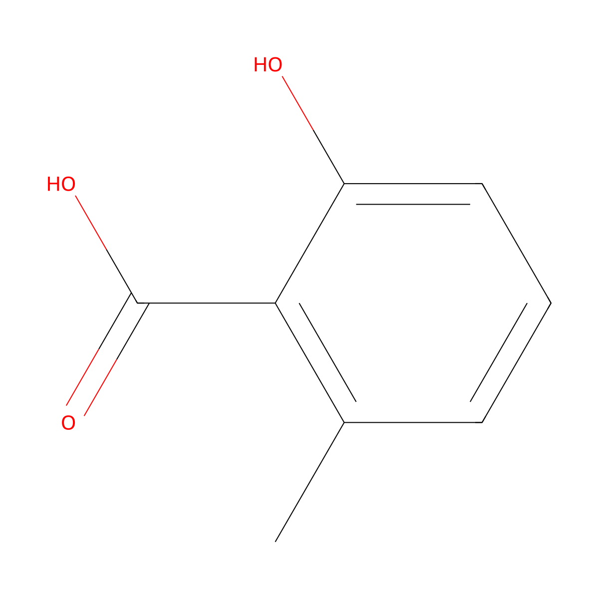 6-Methylsalicylic Acid molecular structure, CAS 567-61-3