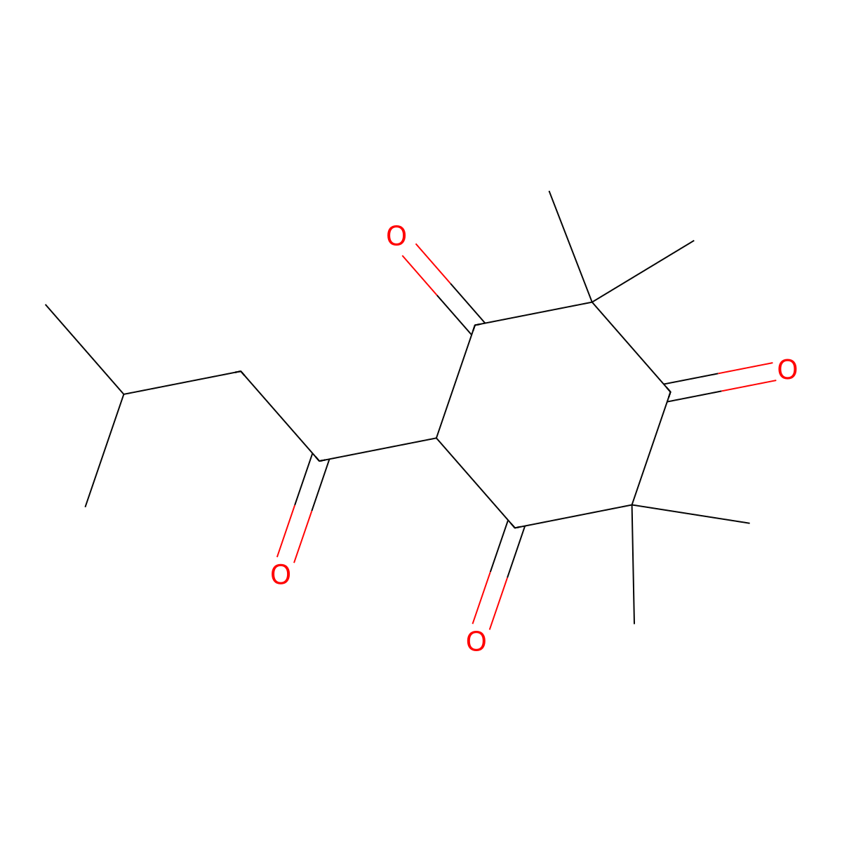Leptospermone molecular structure, CAS 567-75-9