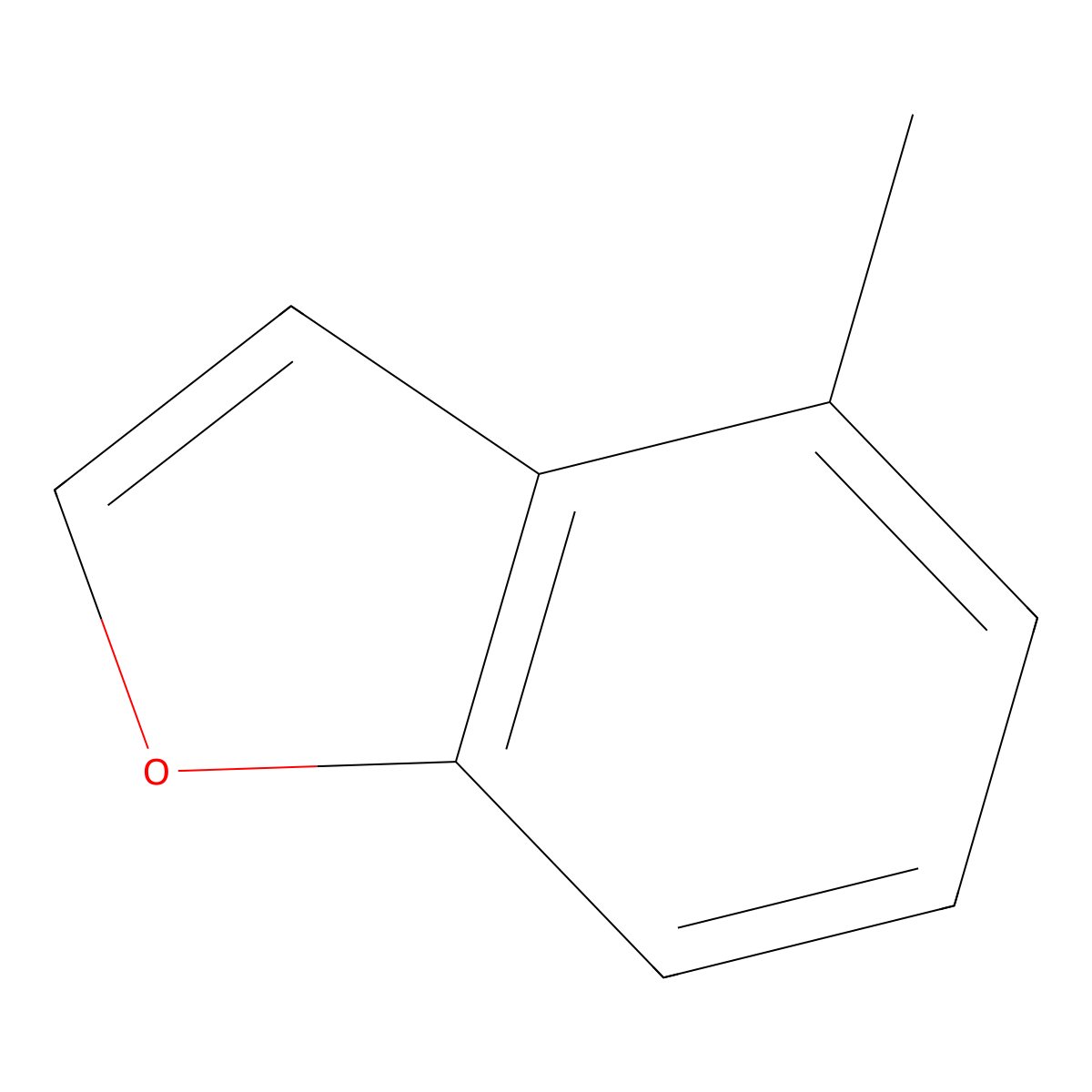 4-Methylbenzofuran molecular structure, CAS 5670-23-5