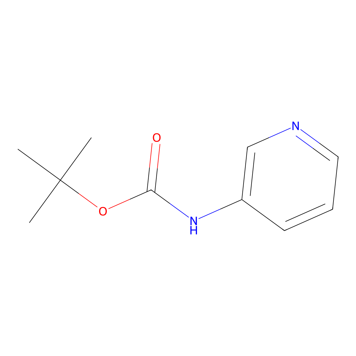 3-(Boc-amino)pyridine molecular structure, CAS 56700-70-0
