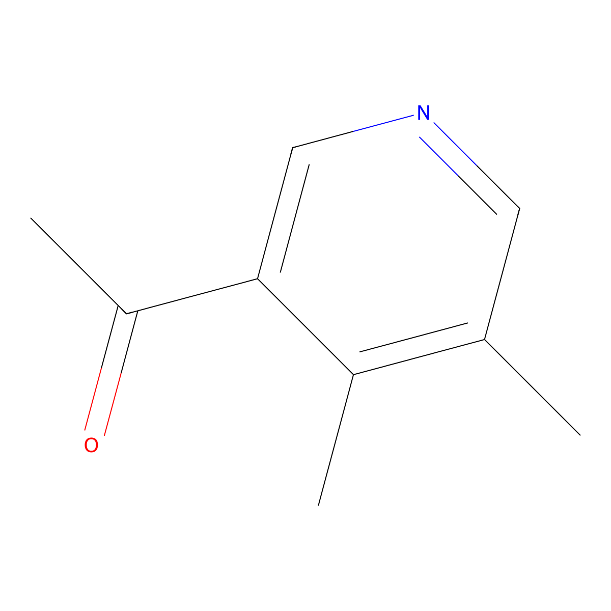 1-(4,5-Dimethylpyridin-3-YL)ethanone molecular structure, CAS 56704-28-0
