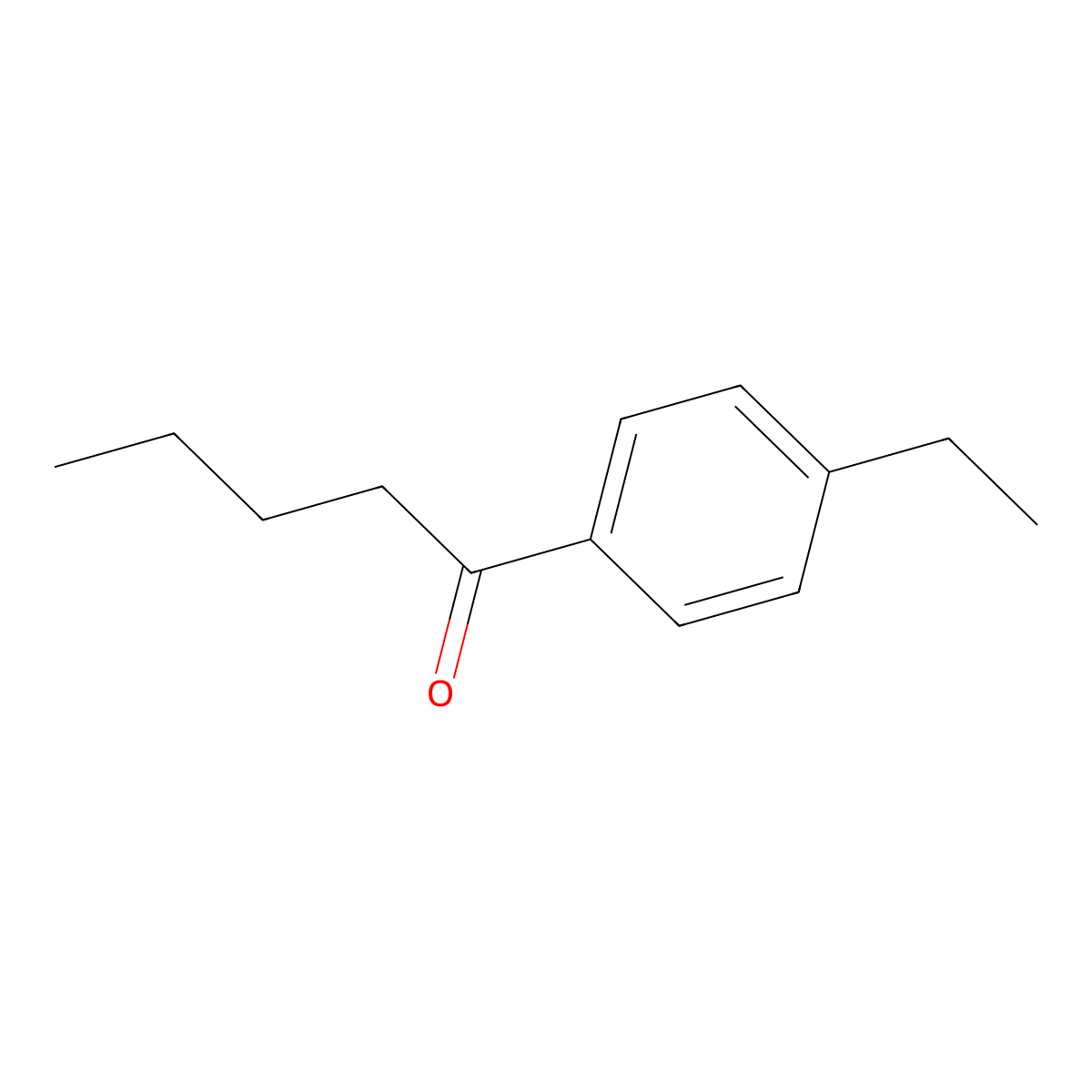 1-(4-Ethylphenyl)pentan-1-one molecular structure, CAS 56705-42-1