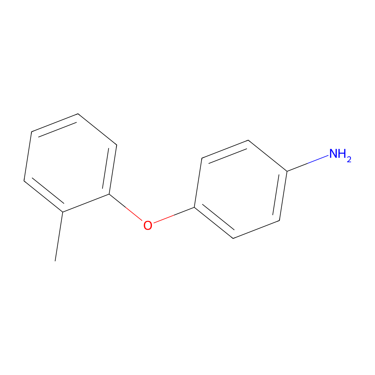4-(o-Tolyloxy)aniline molecular structure, CAS 56705-83-0