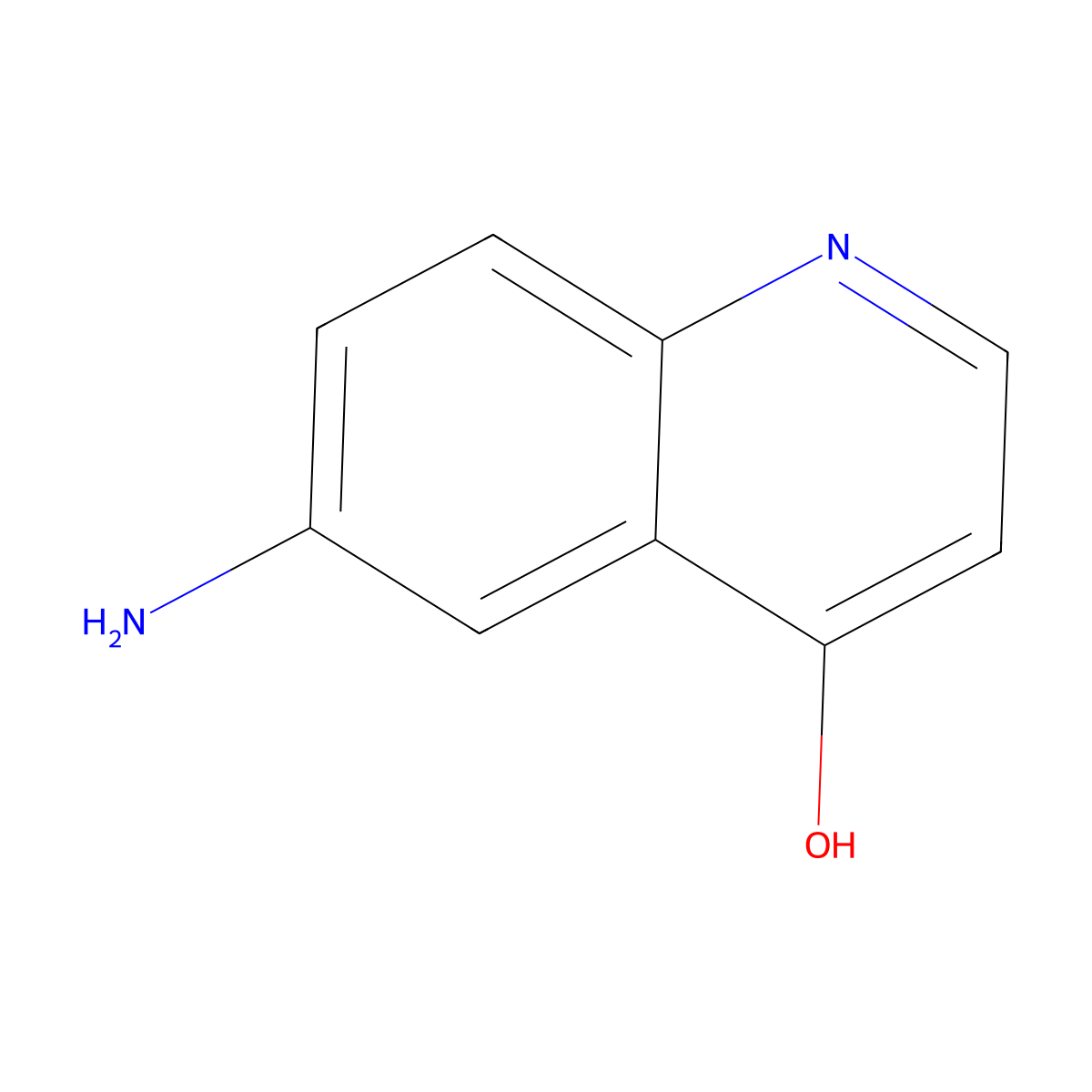6-Aminoquinolin-4-ol molecular structure, CAS 56717-02-3
