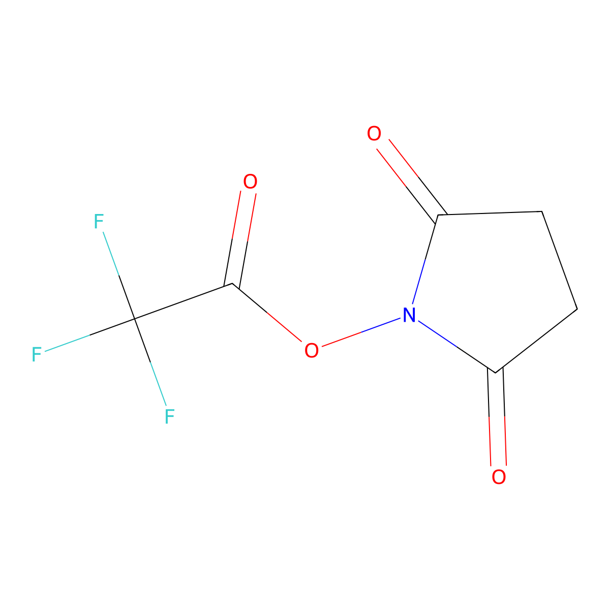 N-Succinimidyl Trifluoroacetate molecular structure, CAS 5672-89-9