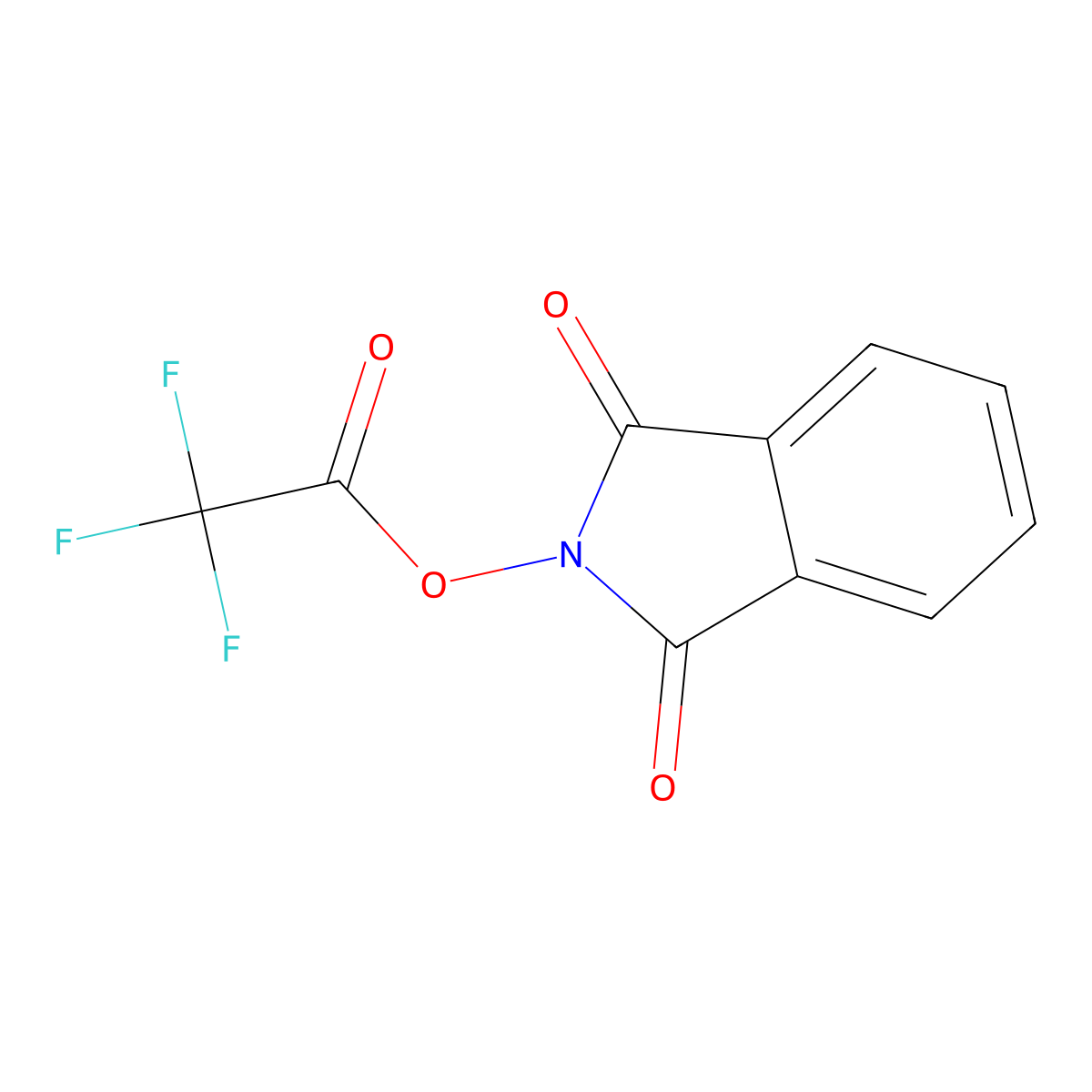 1,3-Dioxoisoindolin-2-yl 2,2,2-trifluoroacetate molecular structure, CAS 5672-90-2
