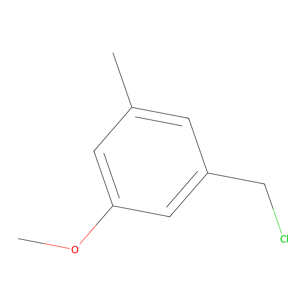 1-(Chloromethyl)-3-methoxy-5-methylbenzene molecular structure, CAS 56723-74-1