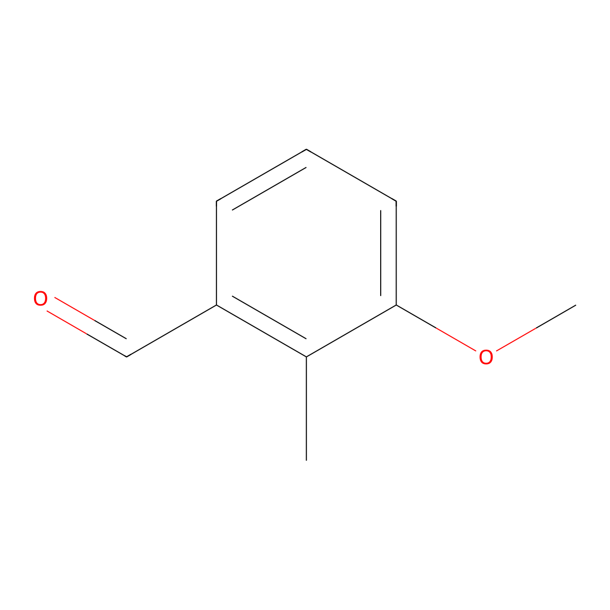 3-Methoxy-2-methylbenzaldehyde molecular structure, CAS 56724-03-9