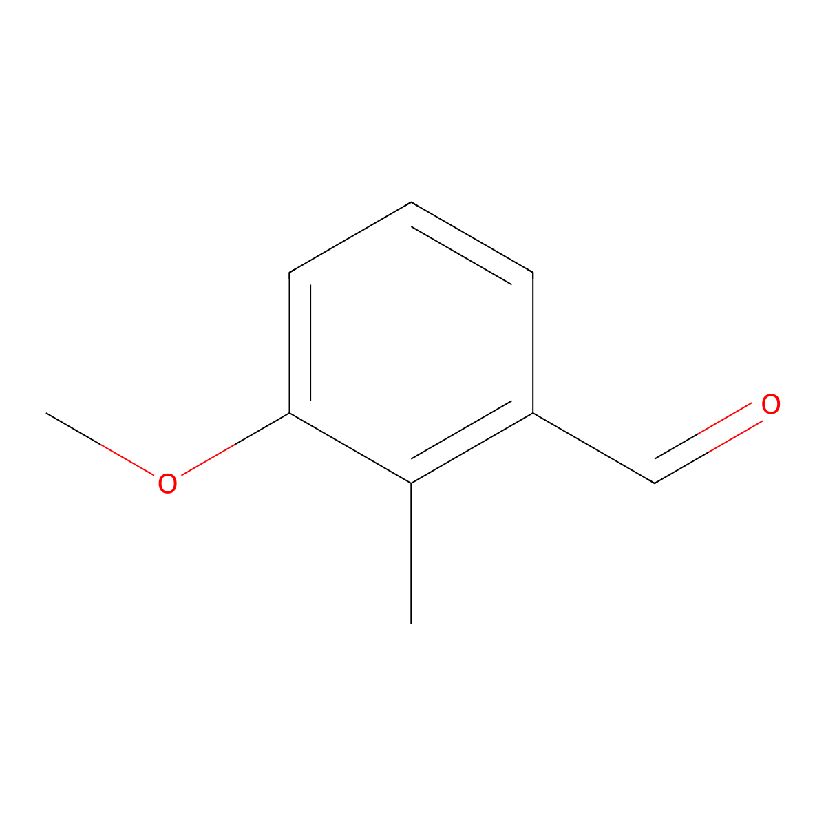 3-Methoxy-2-methylbenzaldehyde molecular structure, CAS 56724-03-9