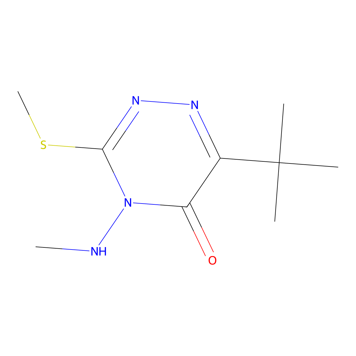 N-Methyl Metribuzin molecular structure, CAS 56742-45-1