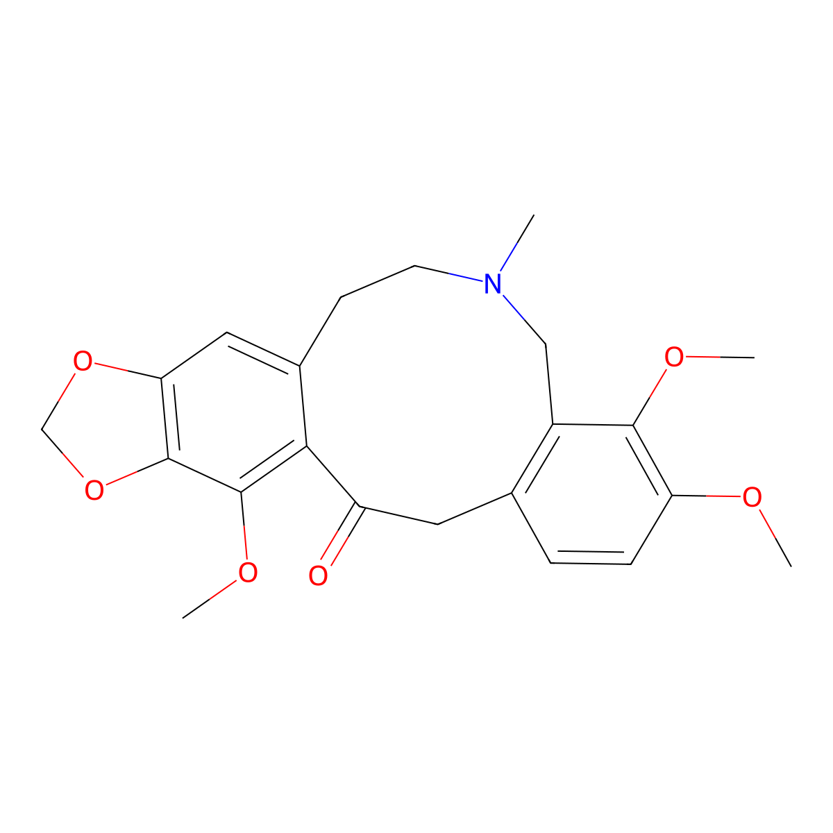 1-Methoxyallocryptopine molecular structure, CAS 56743-52-3