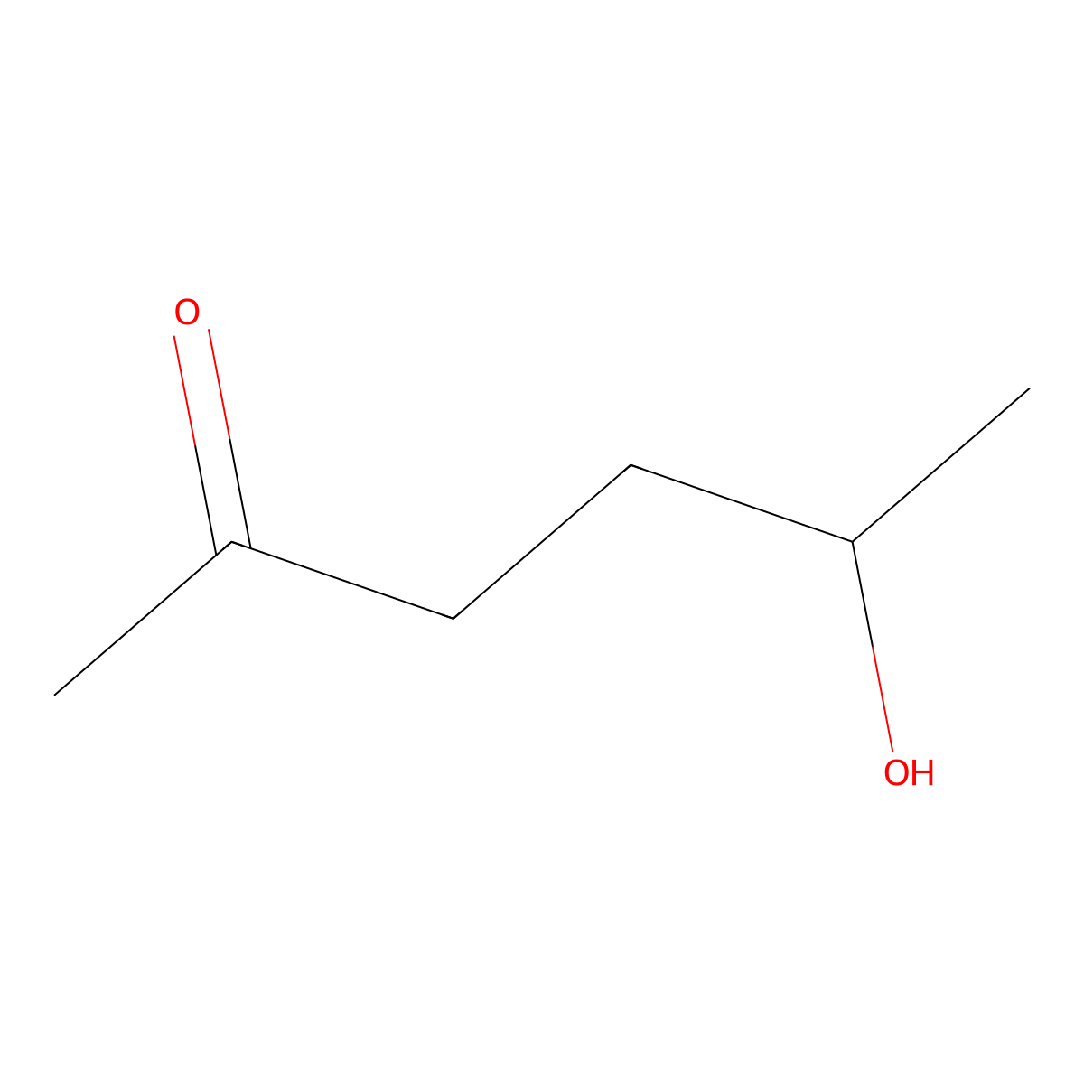 5-Hydroxy-2-hexanone molecular structure, CAS 56745-61-0