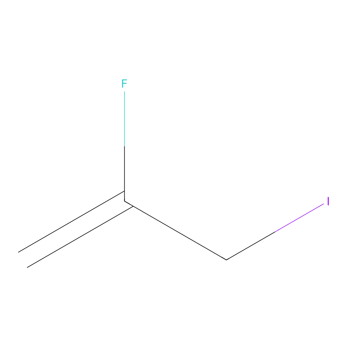 2-Fluoro-3-iodoprop-1-ene molecular structure, CAS 5675-33-2