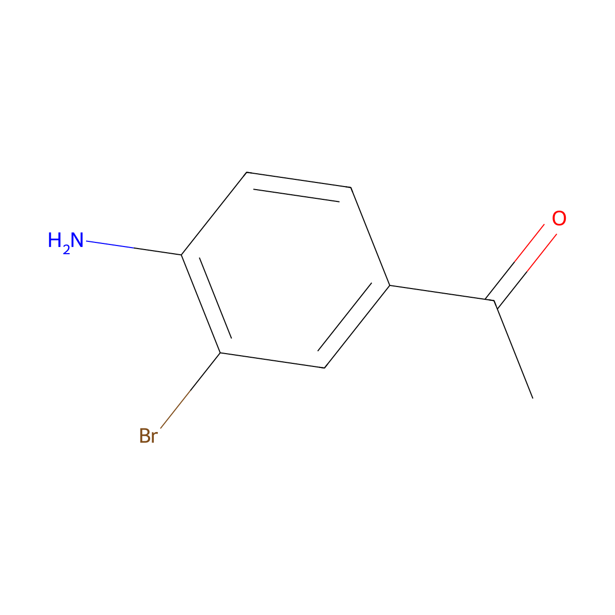 1-(4-Amino-3-bromo-phenyl)-ethanone molecular structure, CAS 56759-32-1