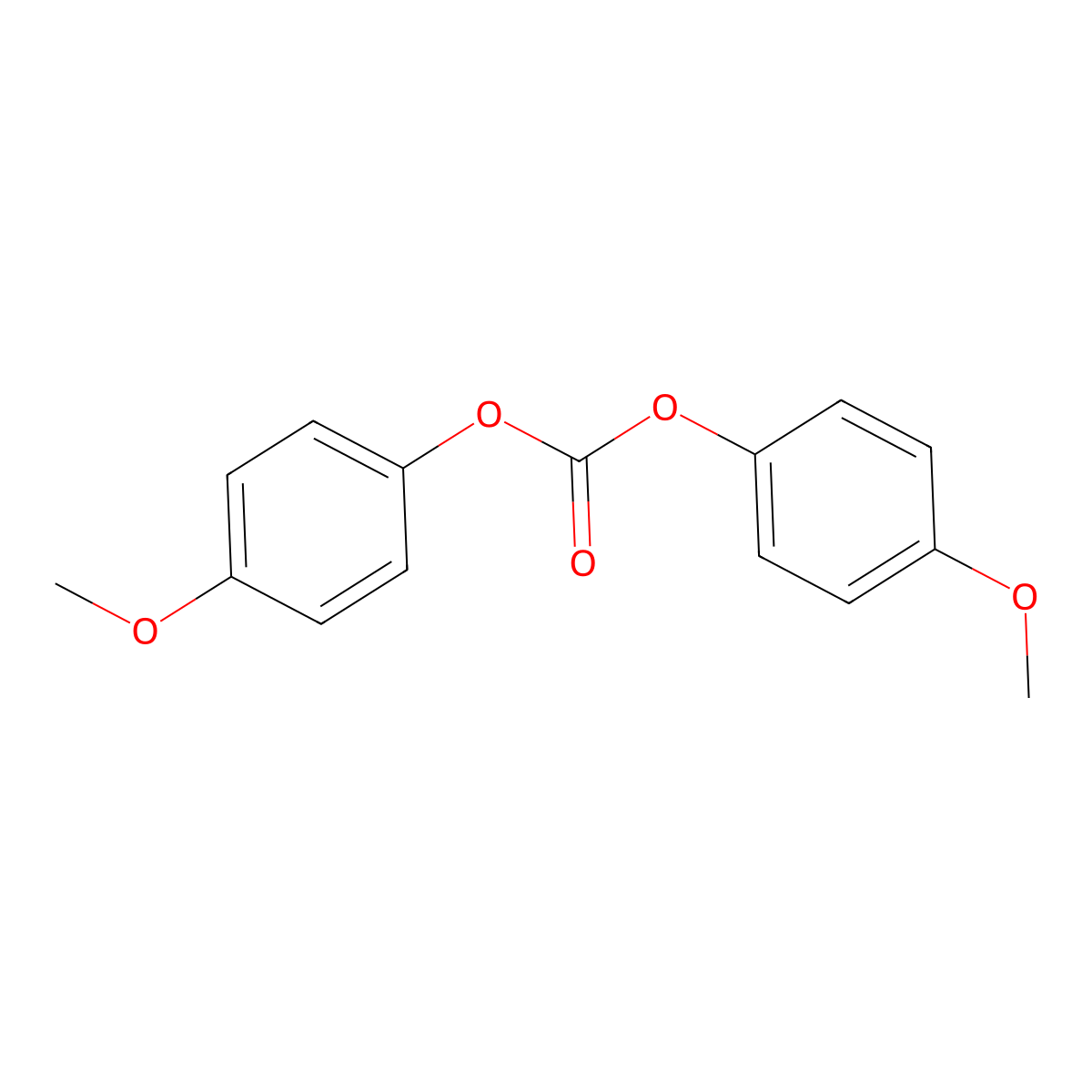 Bis(4-methoxyphenyl) carbonate molecular structure, CAS 5676-71-1