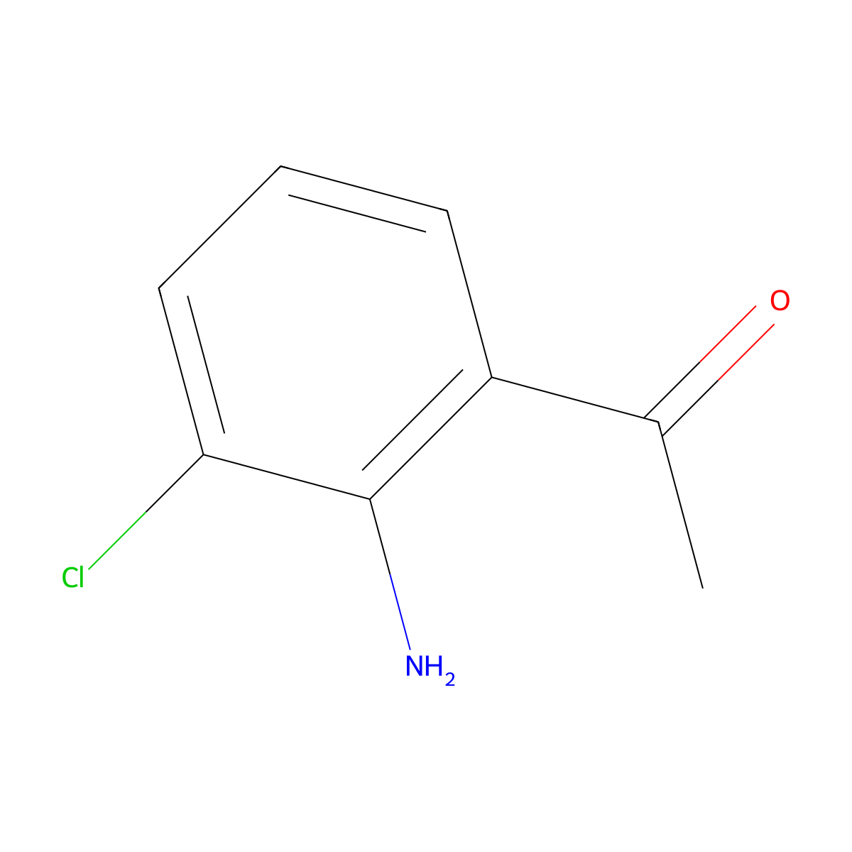 1-(2-Amino-3-chlorophenyl)ethanone molecular structure, CAS 56762-32-4