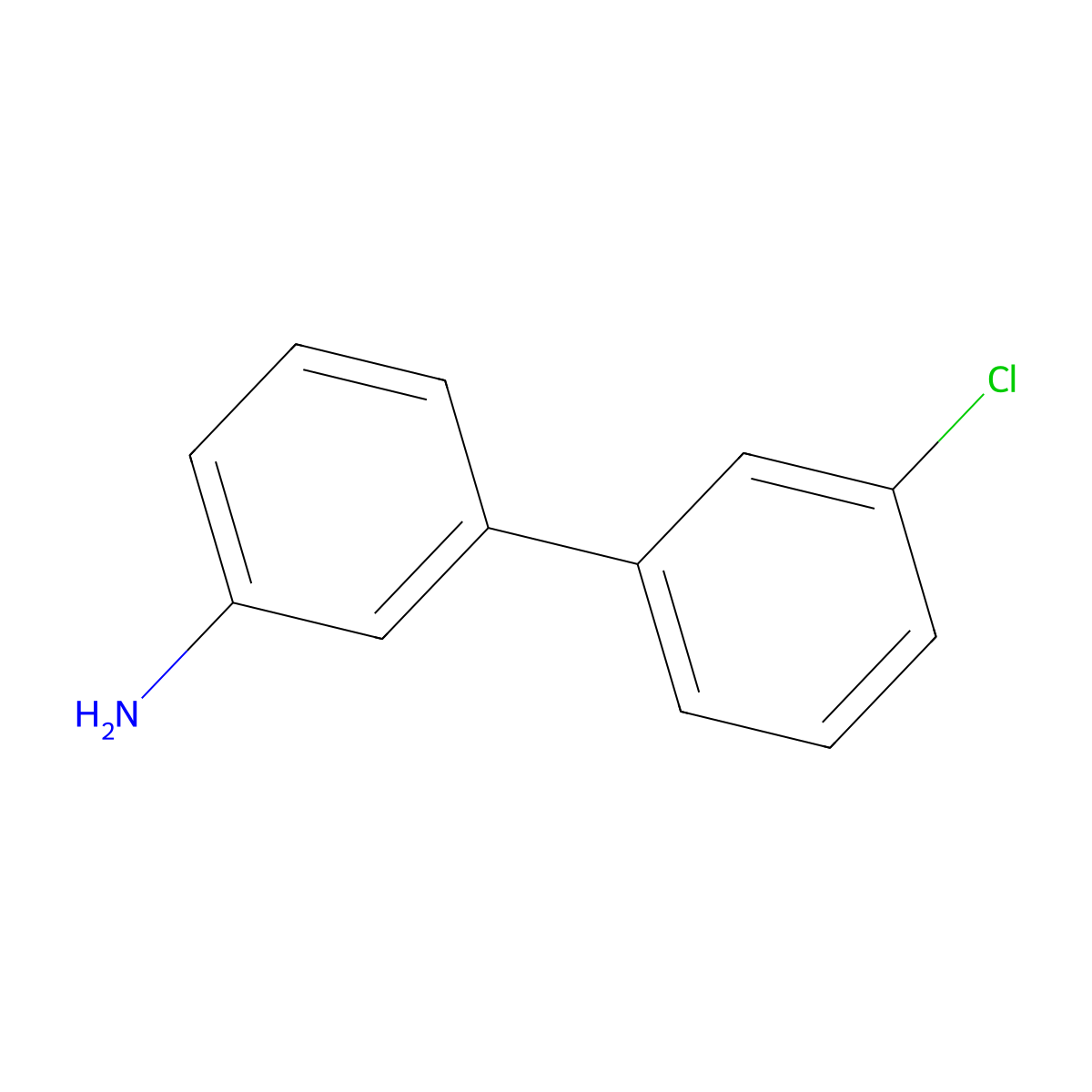 3-(3-Chlorophenyl)aniline molecular structure, CAS 56763-55-4
