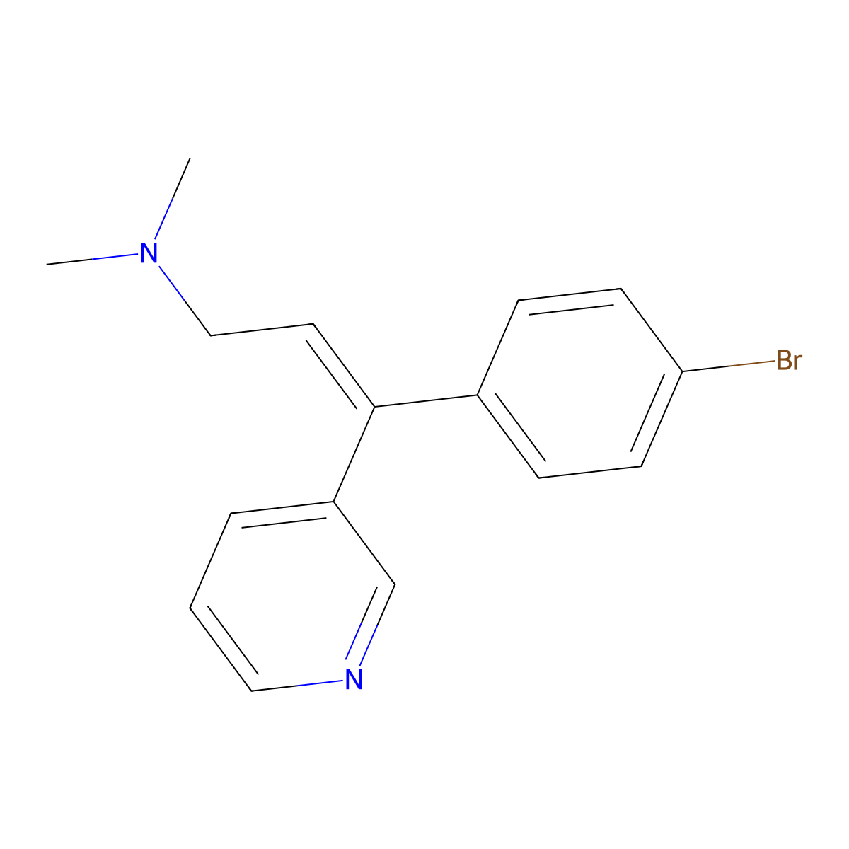 Zimelidine molecular structure, CAS 56775-88-3