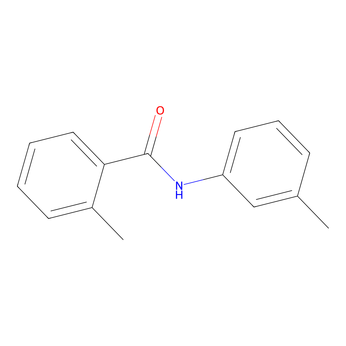 2-Methyl-N-(m-tolyl)benzamide molecular structure, CAS 56776-45-5