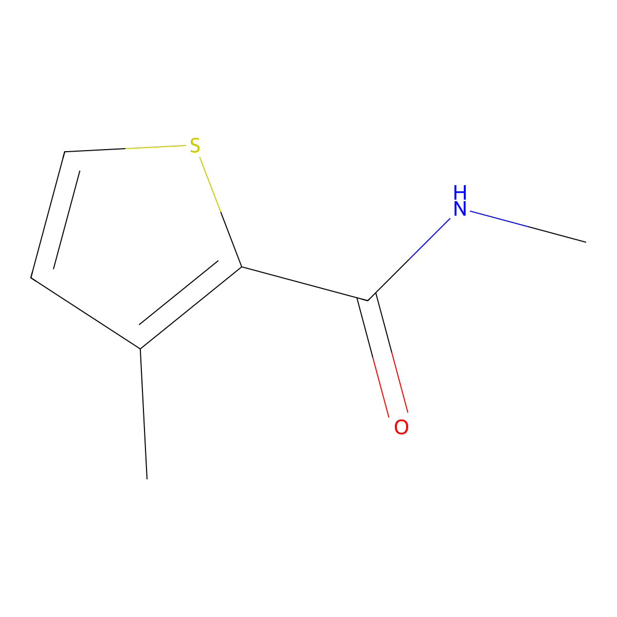 N,3-dimethylthiophene-2-carboxamide molecular structure, CAS 56776-68-2