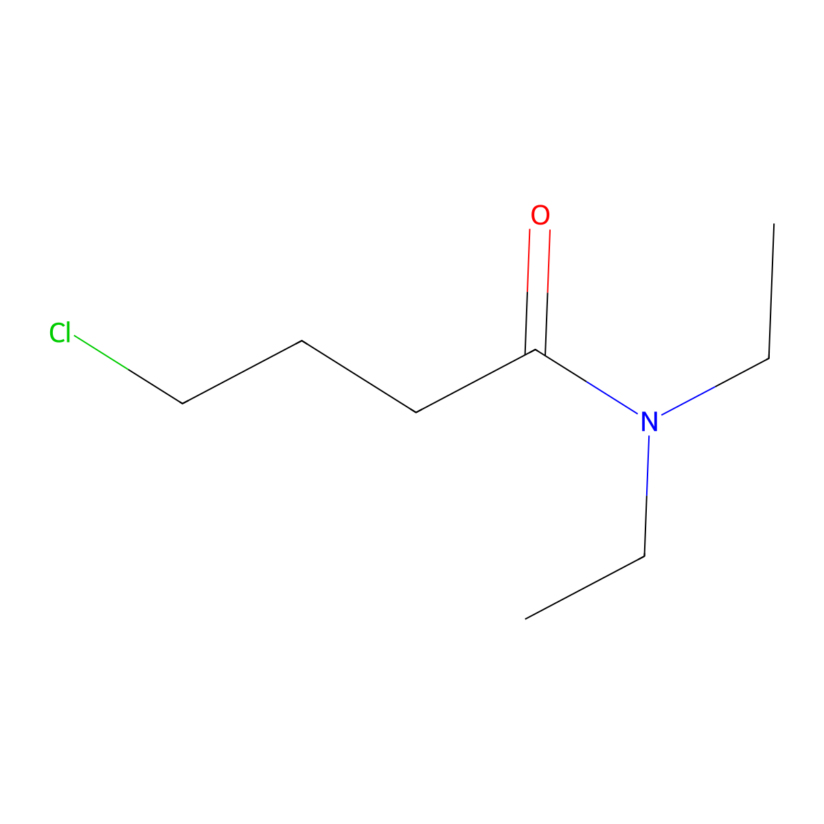 4-Chloro-N,N-diethyl-butyramide molecular structure, CAS 56794-28-6