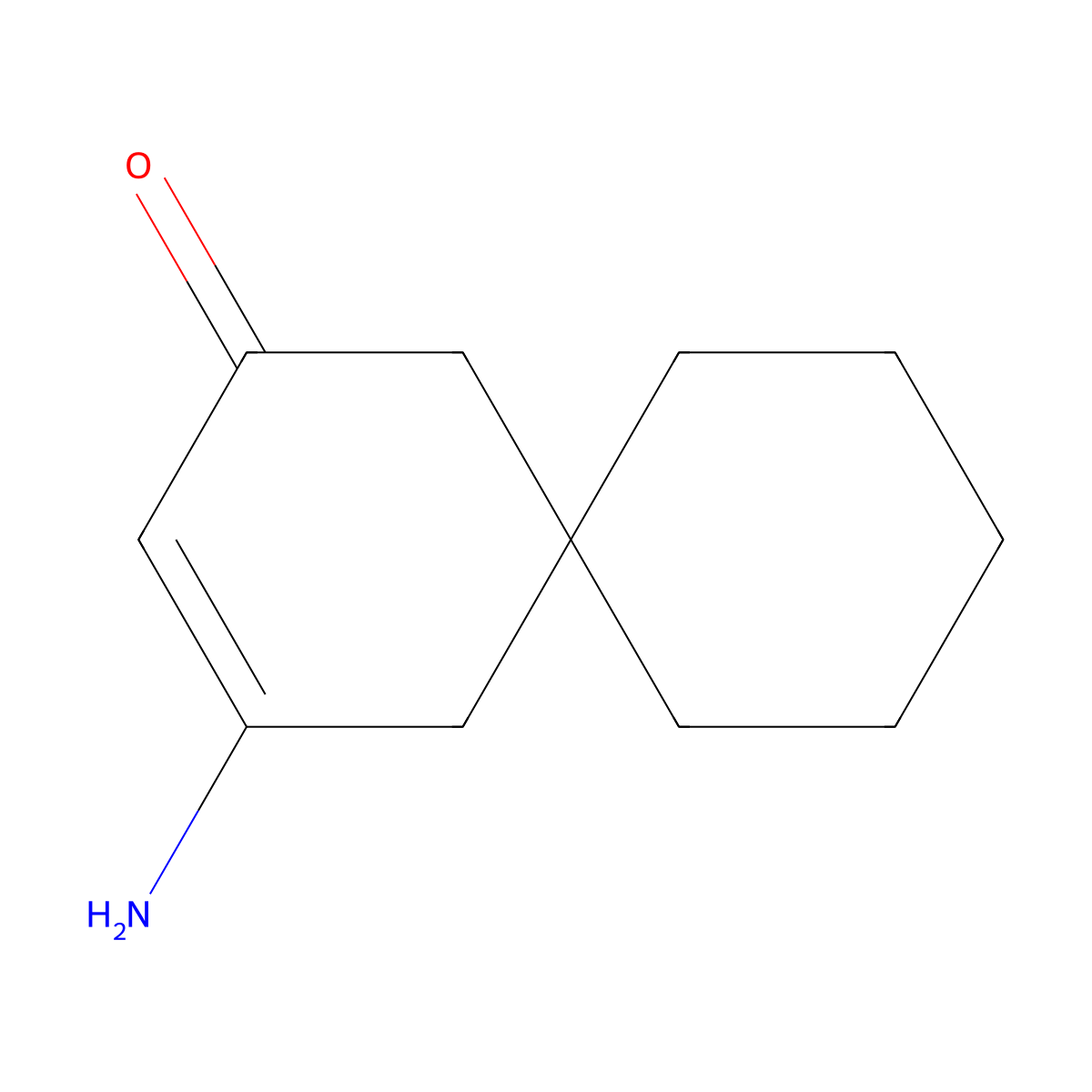4-Aminospiro[5.5]undec-3-EN-2-one molecular structure, CAS 56798-20-0