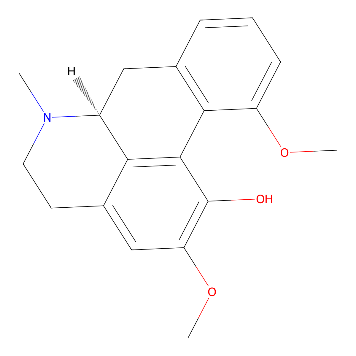 Isothebaine molecular structure, CAS 568-21-8