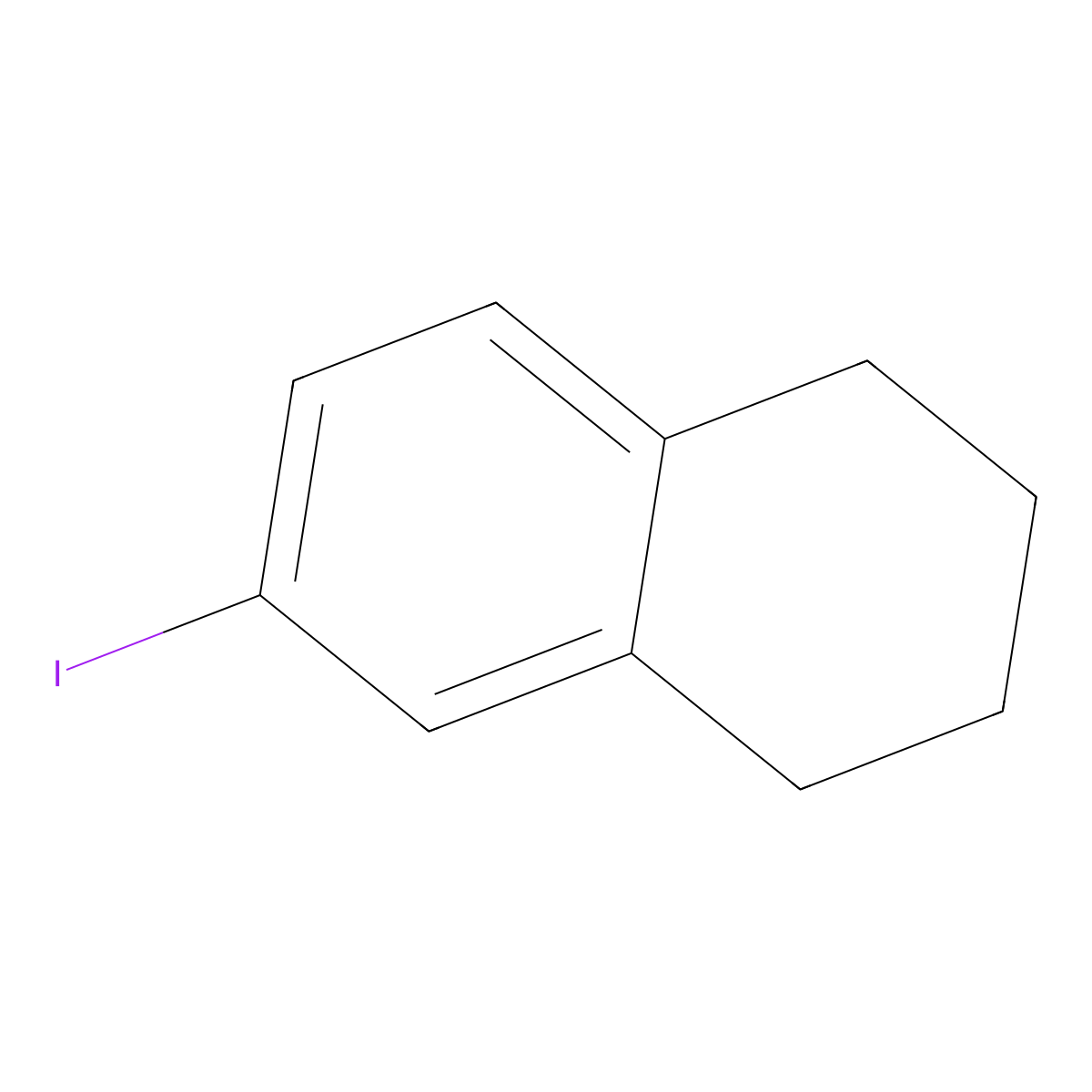 6-Iodo-1,2,3,4-tetrahydronaphthalene molecular structure, CAS 56804-94-5