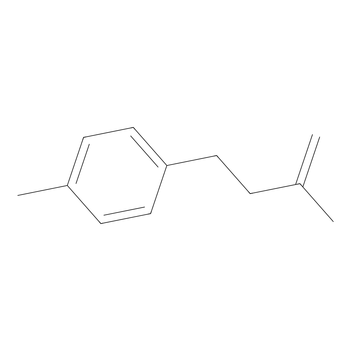 1-(3-Methyl-3-butenyl)-4-methylbenzene molecular structure, CAS 56818-01-0
