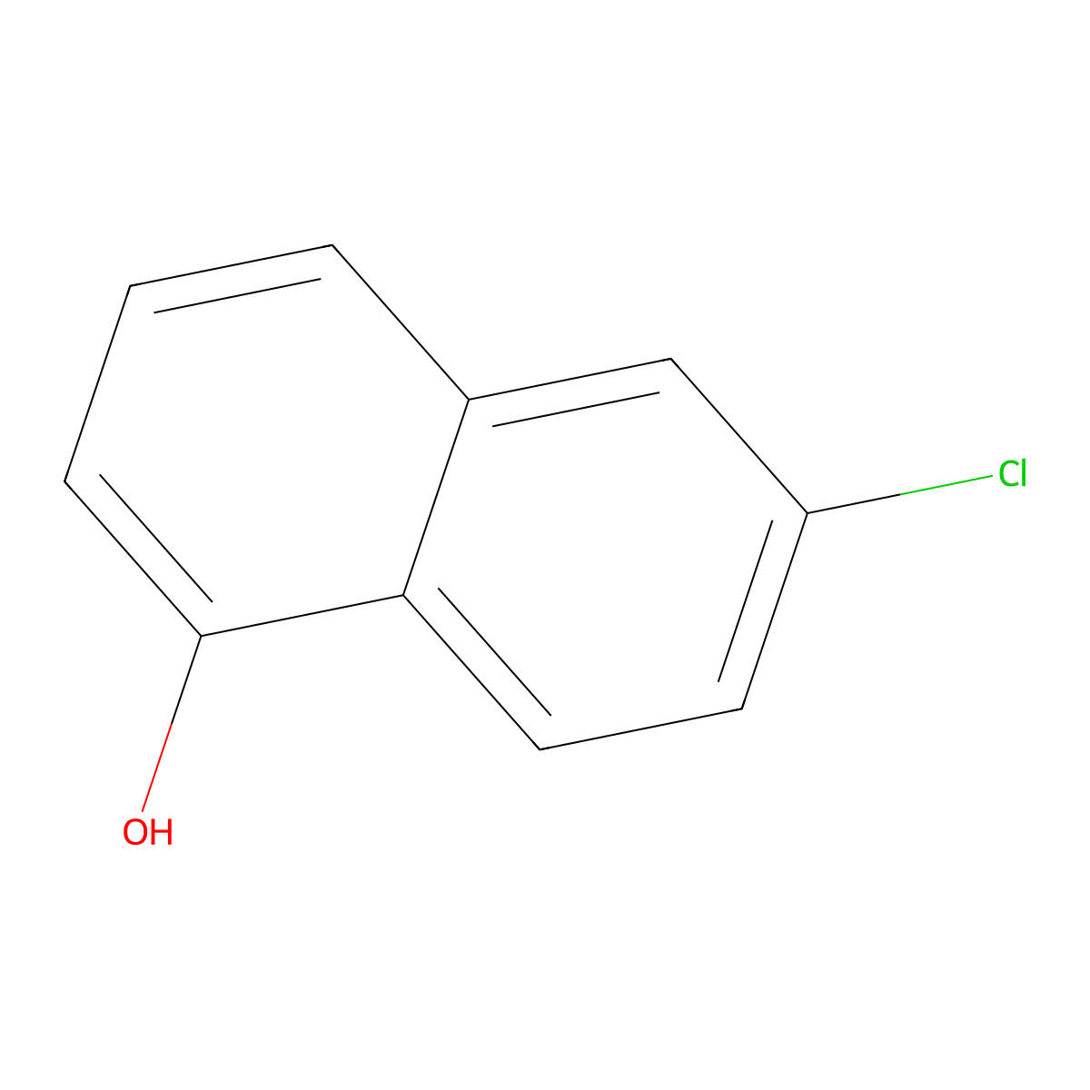6-Chloronaphthalen-1-ol molecular structure, CAS 56820-70-3