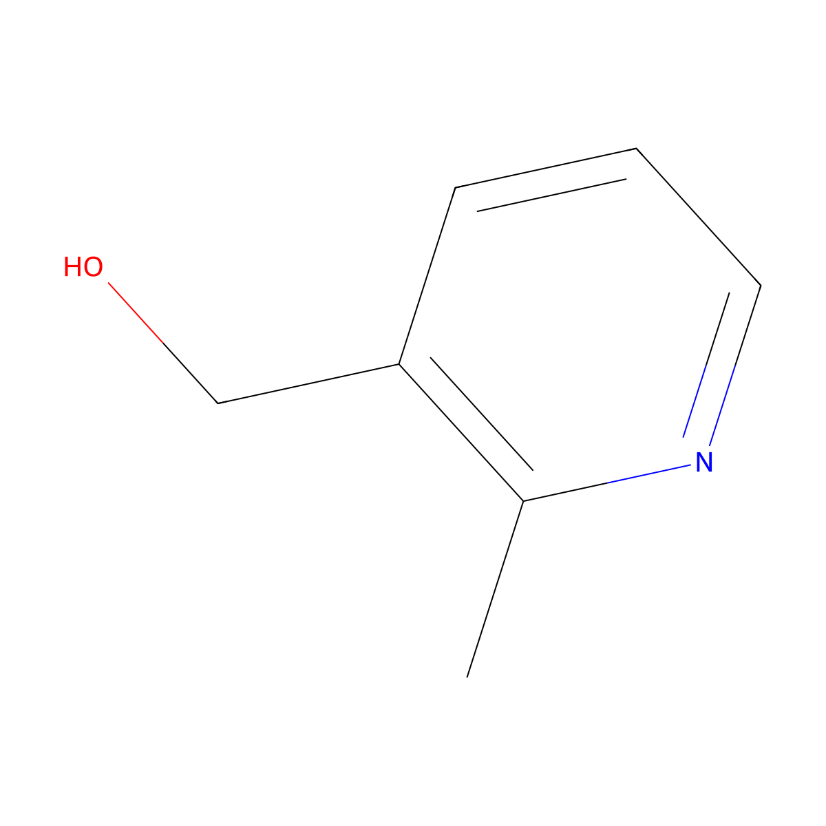(2-Methylpyridin-3-yl)methanol molecular structure, CAS 56826-61-0