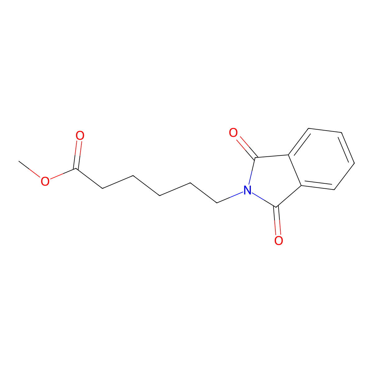 Methyl 6-(1,3-dioxoisoindol-2-yl)hexanoate molecular structure, CAS 5683-12-5