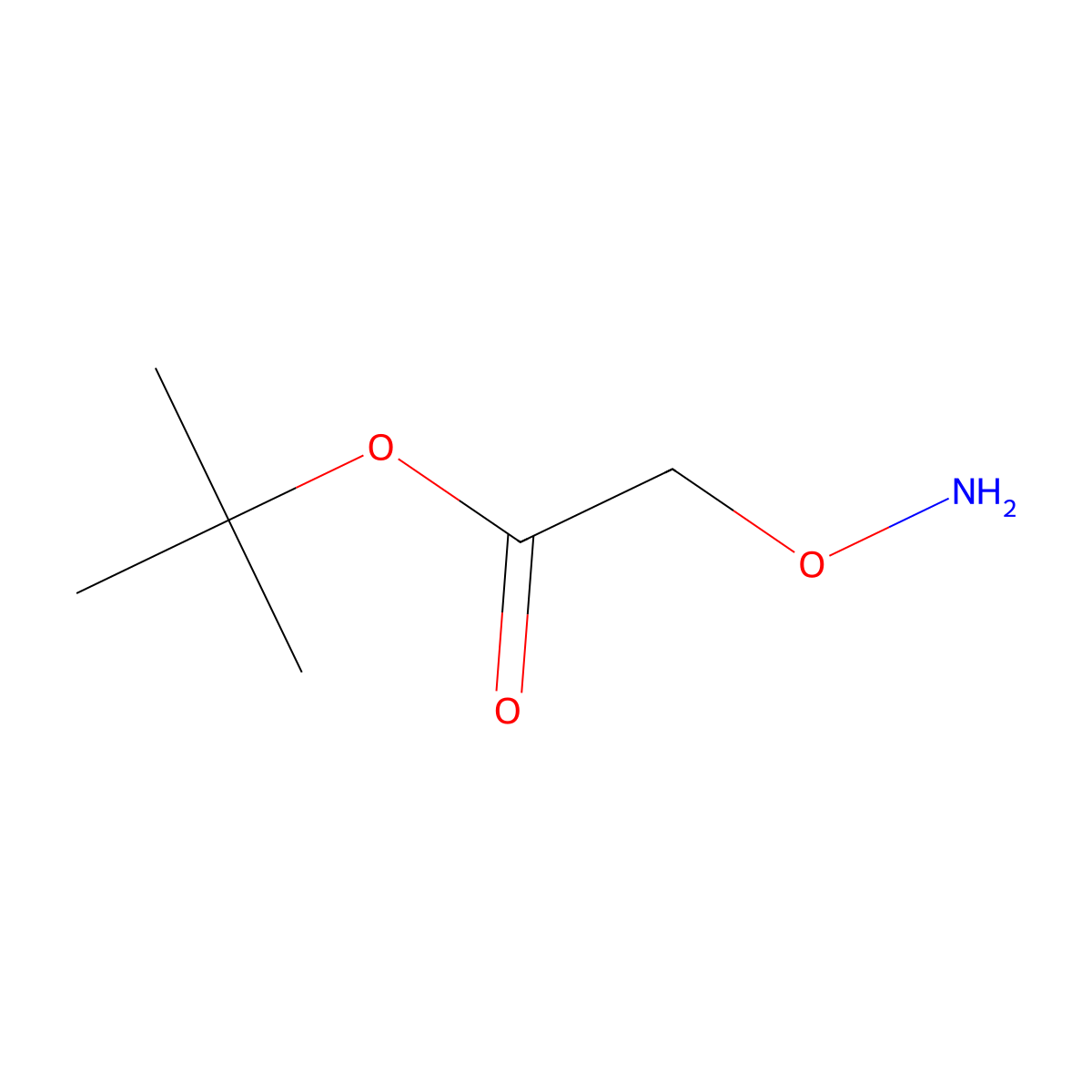 tert-Butyl (aminooxy)acetate molecular structure, CAS 56834-02-7