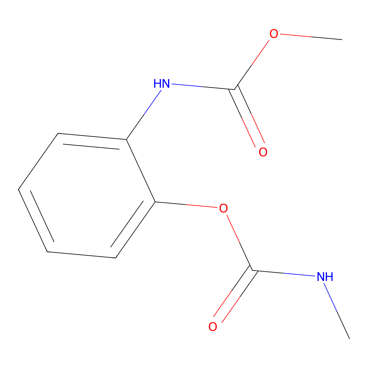 Carbanilic acid, o-hydroxy-, methyl ester, methylcarbamate molecular structure, CAS 56836-60-3