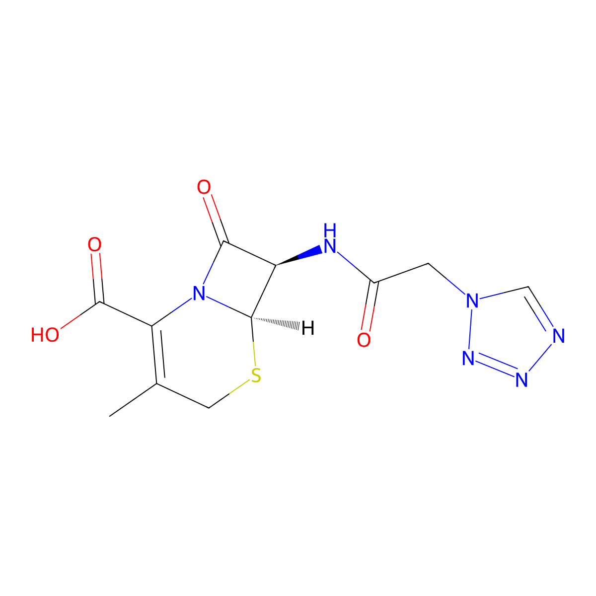 Cefazolin Impurity C molecular structure, CAS 56842-77-4