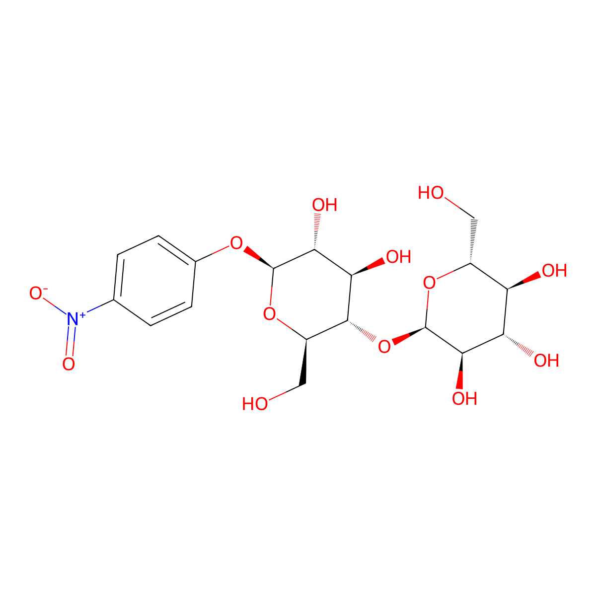 4-Nitrophenyl-beta-D-maltopyranoside molecular structure, CAS 56846-39-0