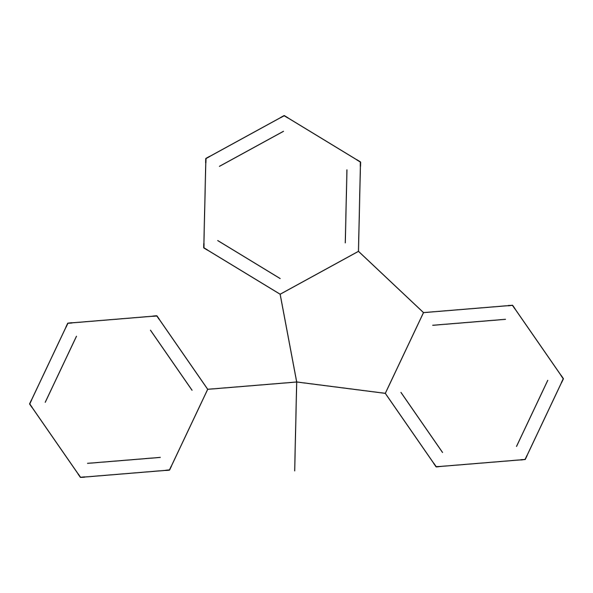 9-Methyl-9-phenylfluorene molecular structure, CAS 56849-83-3