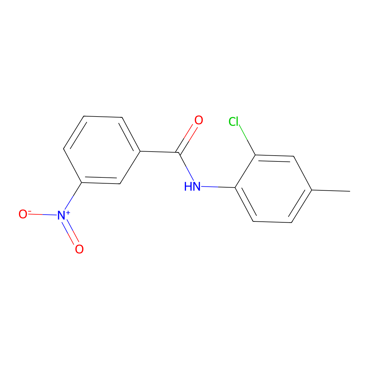 N-(2-chloro-4-methylphenyl)-3-nitrobenzamide molecular structure, CAS 568537-48-4