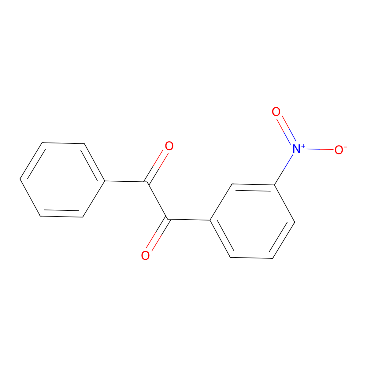 1-(3-Nitrophenyl)-2-phenylethane-1,2-dione molecular structure, CAS 56856-43-0