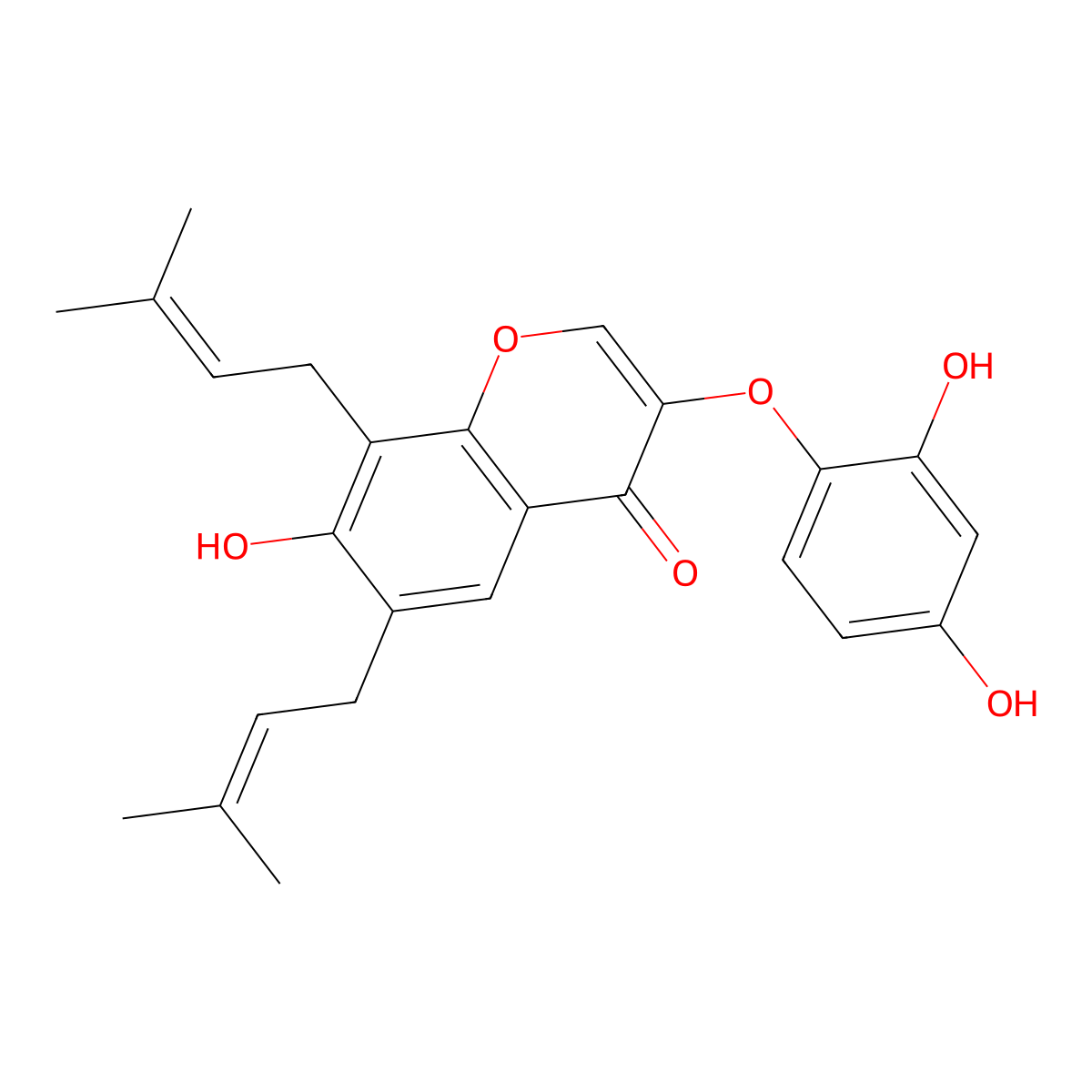 Eryvarin F molecular structure, CAS 568564-59-0