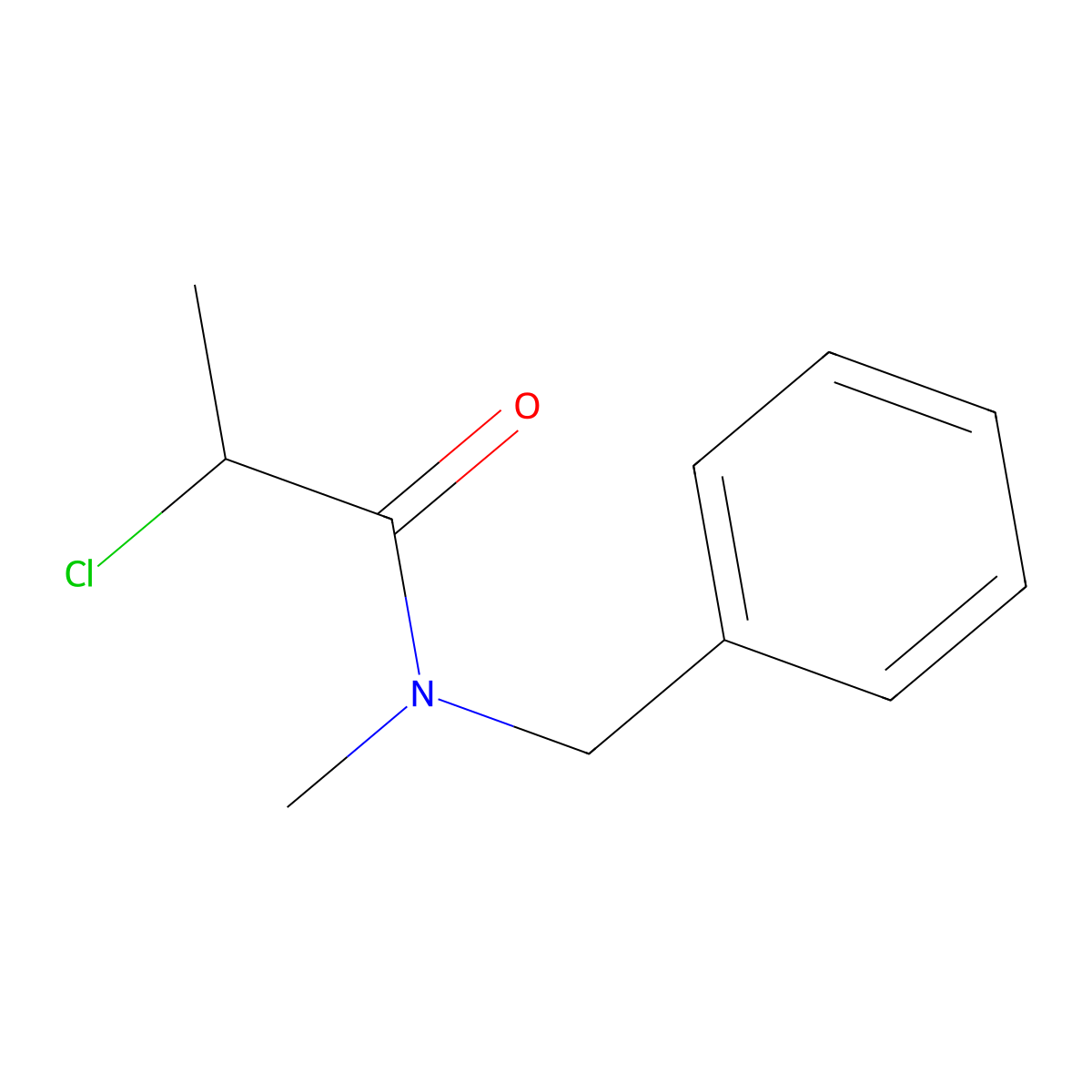N-benzyl-2-chloro-N-methylpropanamide molecular structure, CAS 568567-40-8
