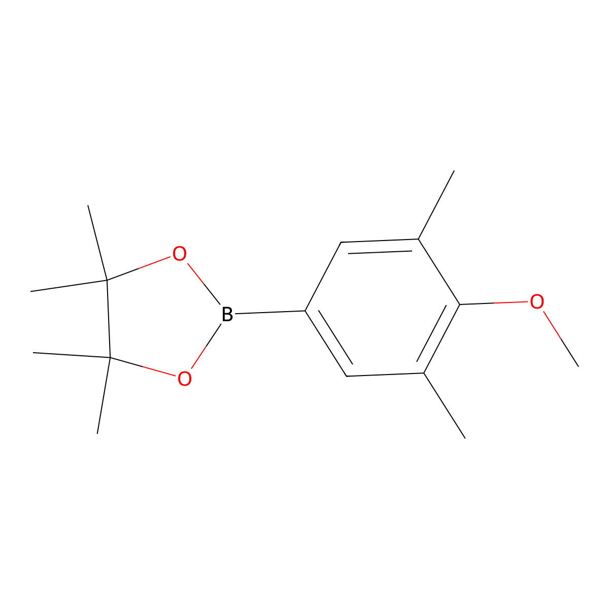 2-(4-Methoxy-3,5-dimethylphenyl)-4,4,5,5-tetramethyl-1,3,2-dioxaborolane molecular structure, CAS 568572-19-0